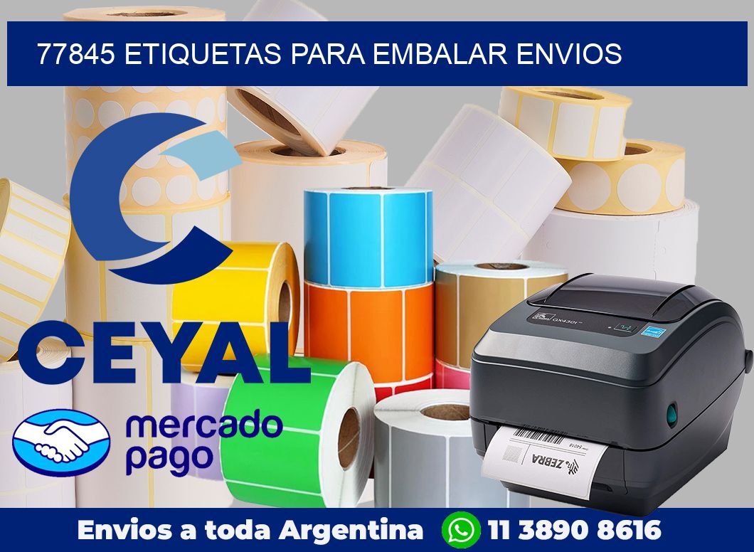 77845 Etiquetas para embalar envios