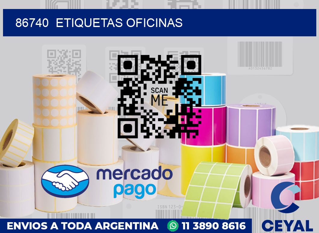86740 Etiquetas oficinas