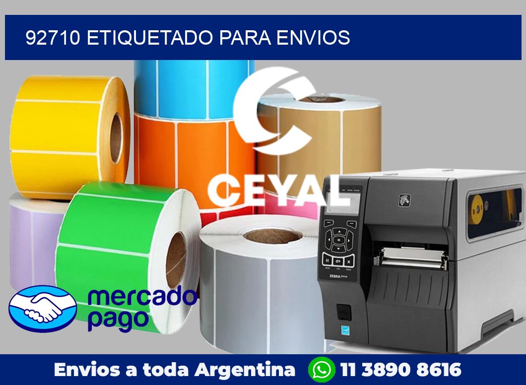92710 Etiquetado para envios