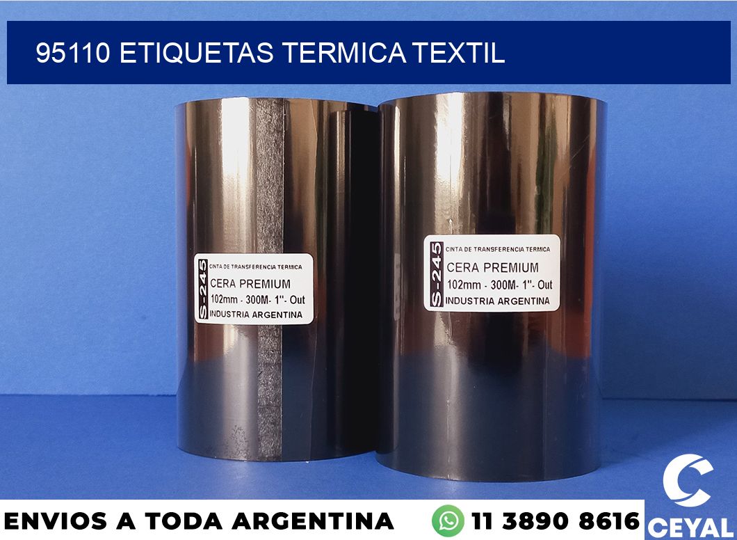 95110 etiquetas termica textil