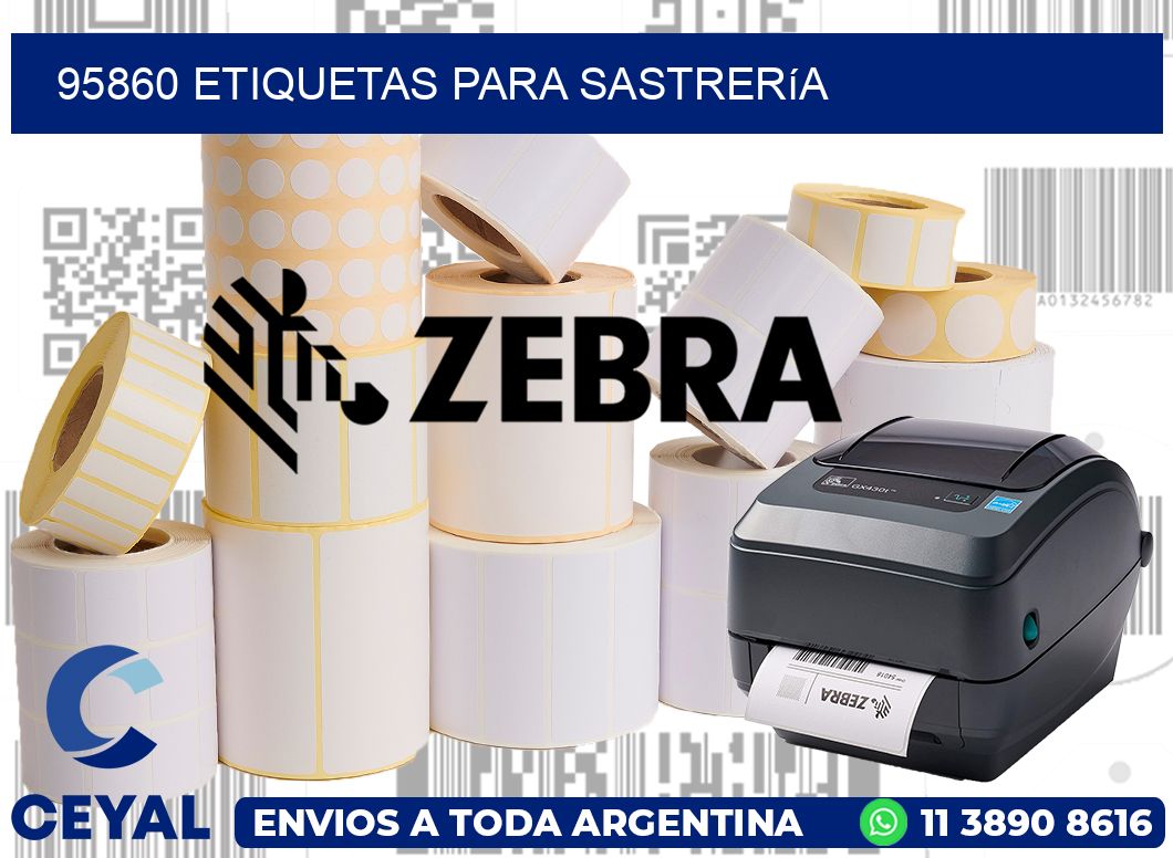95860 Etiquetas para sastrería