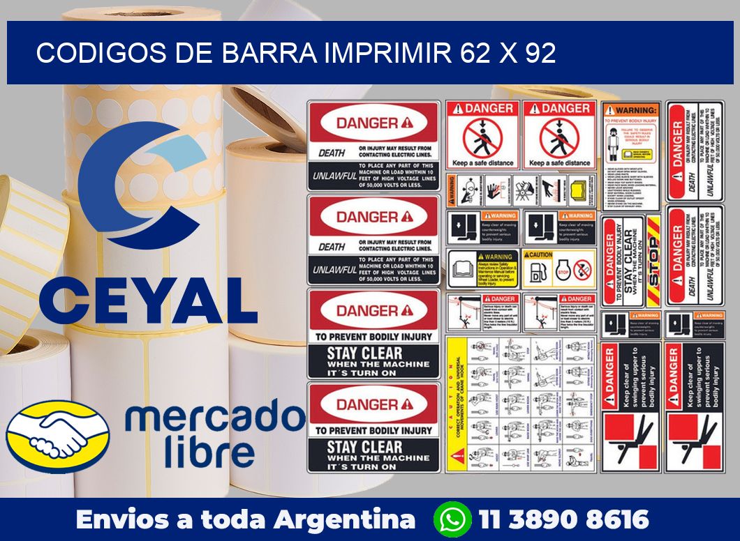 Codigos de barra imprimir 62 x 92