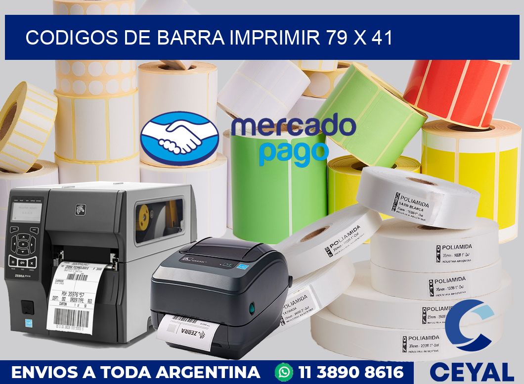 Codigos de barra imprimir 79 x 41
