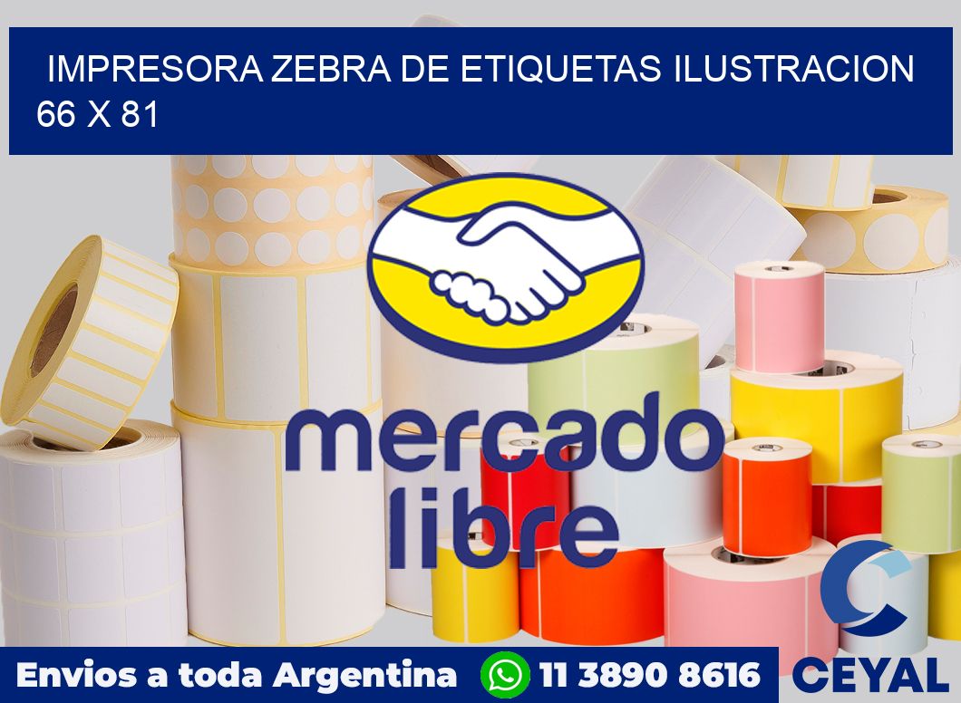 Impresora Zebra de etiquetas ilustracion 66 x 81