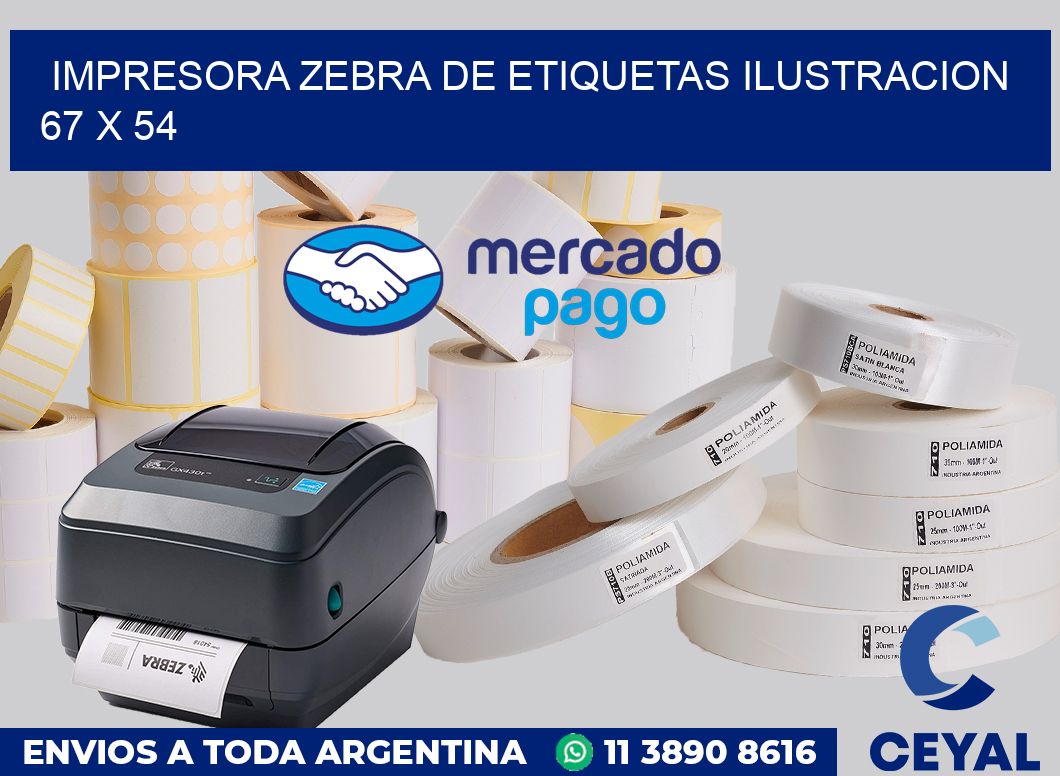 Impresora Zebra de etiquetas ilustracion 67 x 54