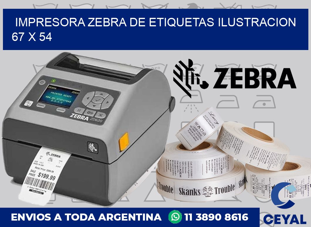 Impresora Zebra de etiquetas ilustracion 67 x 54