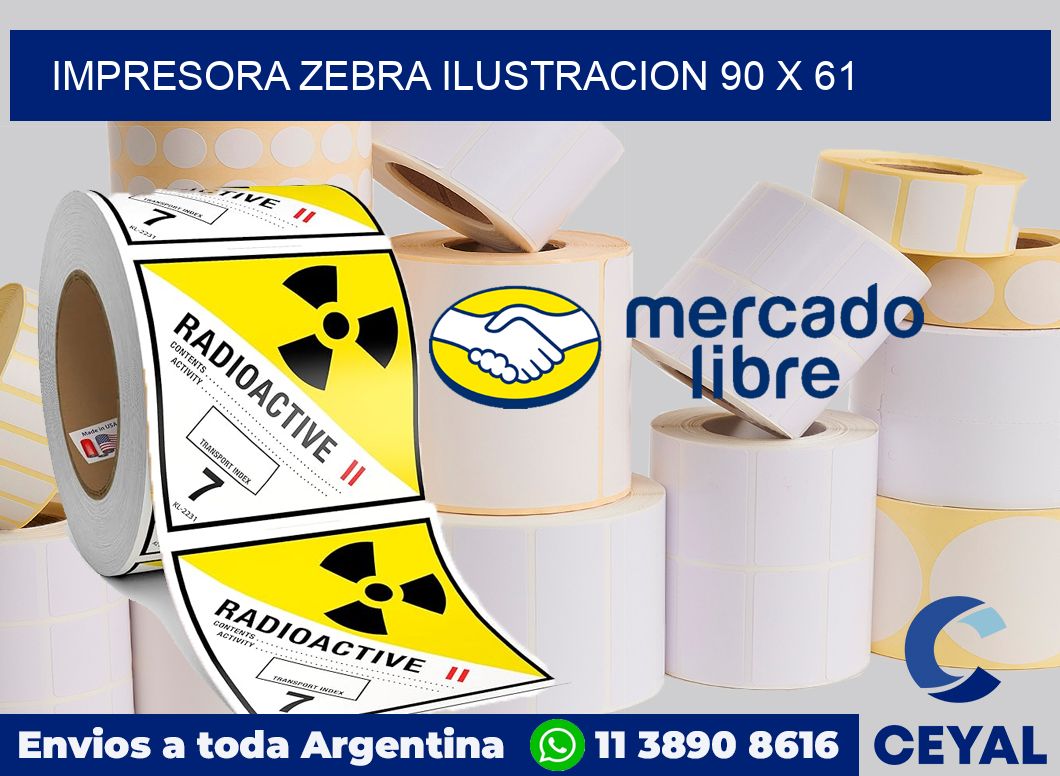 Impresora Zebra ilustracion 90 x 61