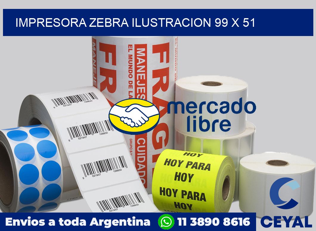 Impresora Zebra ilustracion 99 x 51