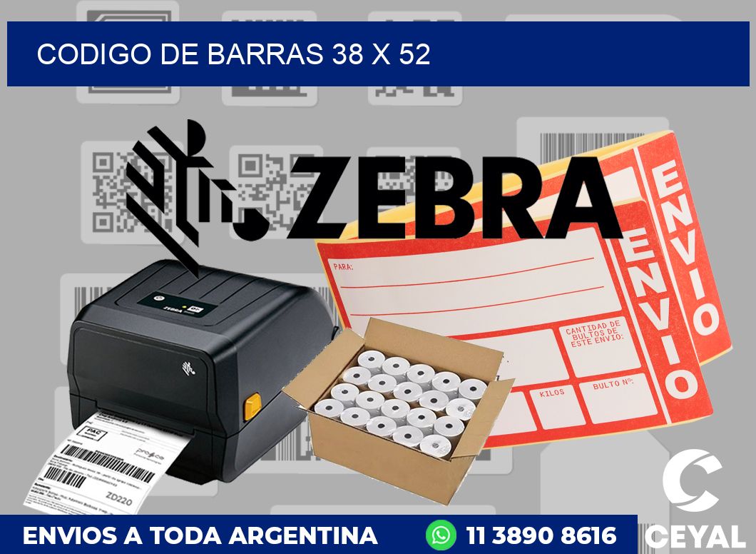 codigo de barras 38 x 52