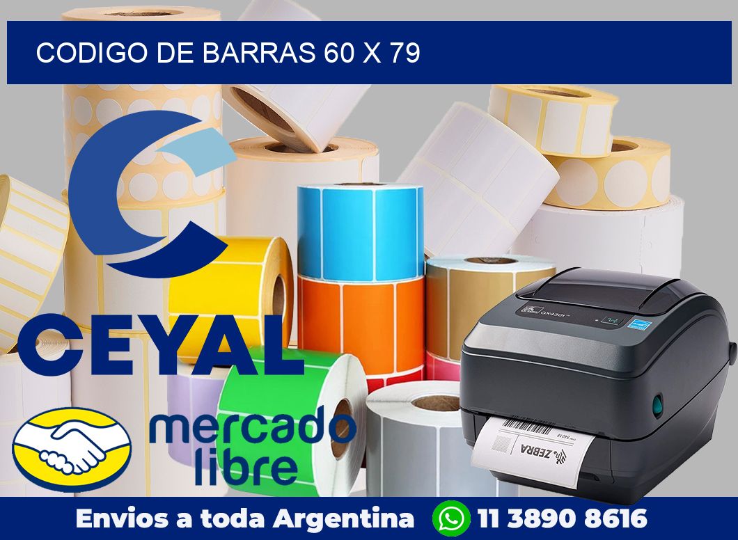 codigo de barras 60 x 79
