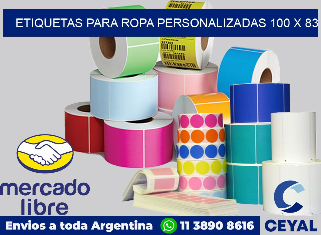 etiquetas para ropa personalizadas 100 x 83