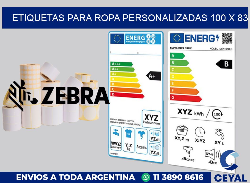 etiquetas para ropa personalizadas 100 x 83