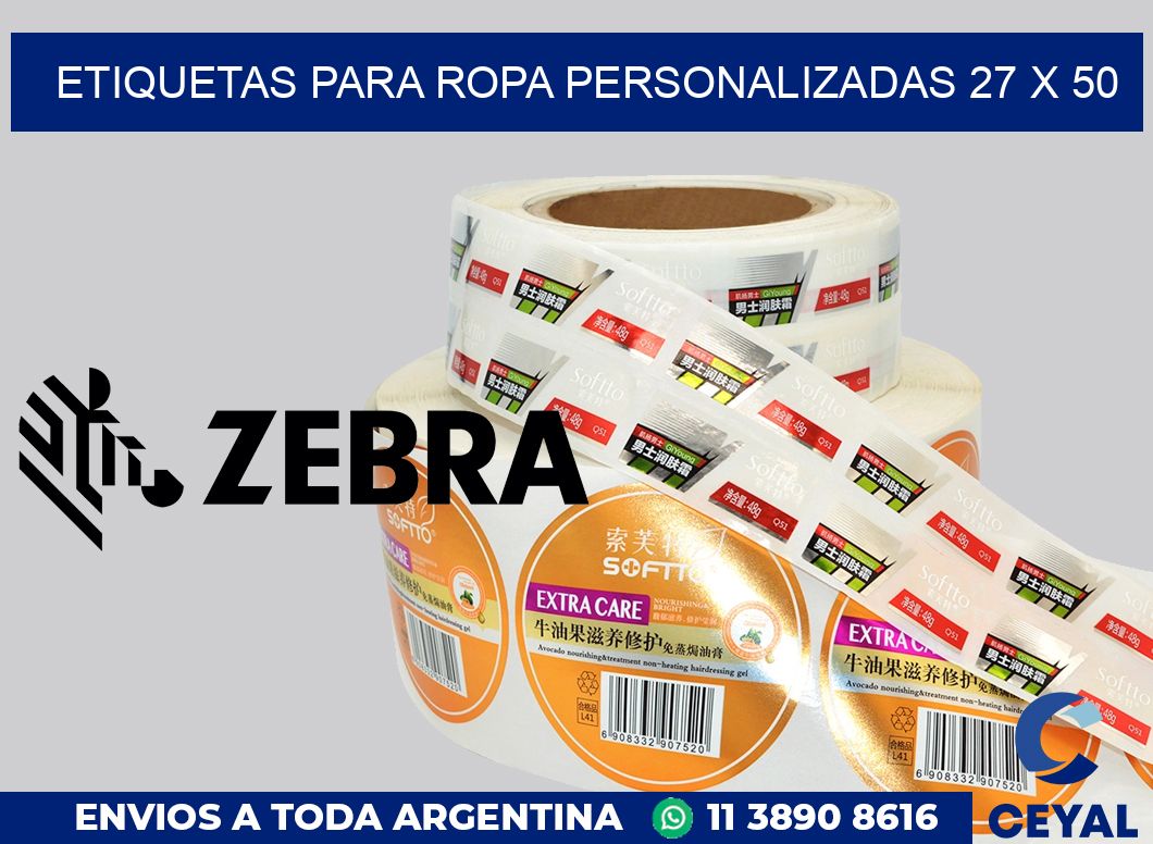 etiquetas para ropa personalizadas 27 x 50