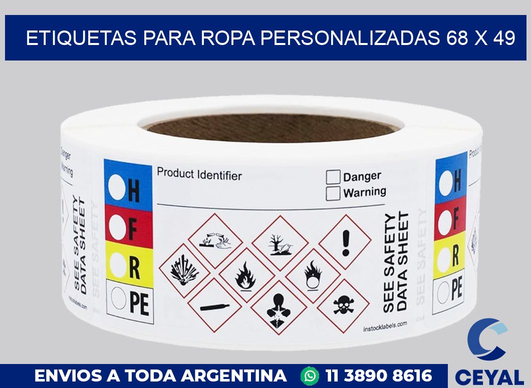 etiquetas para ropa personalizadas 68 x 49