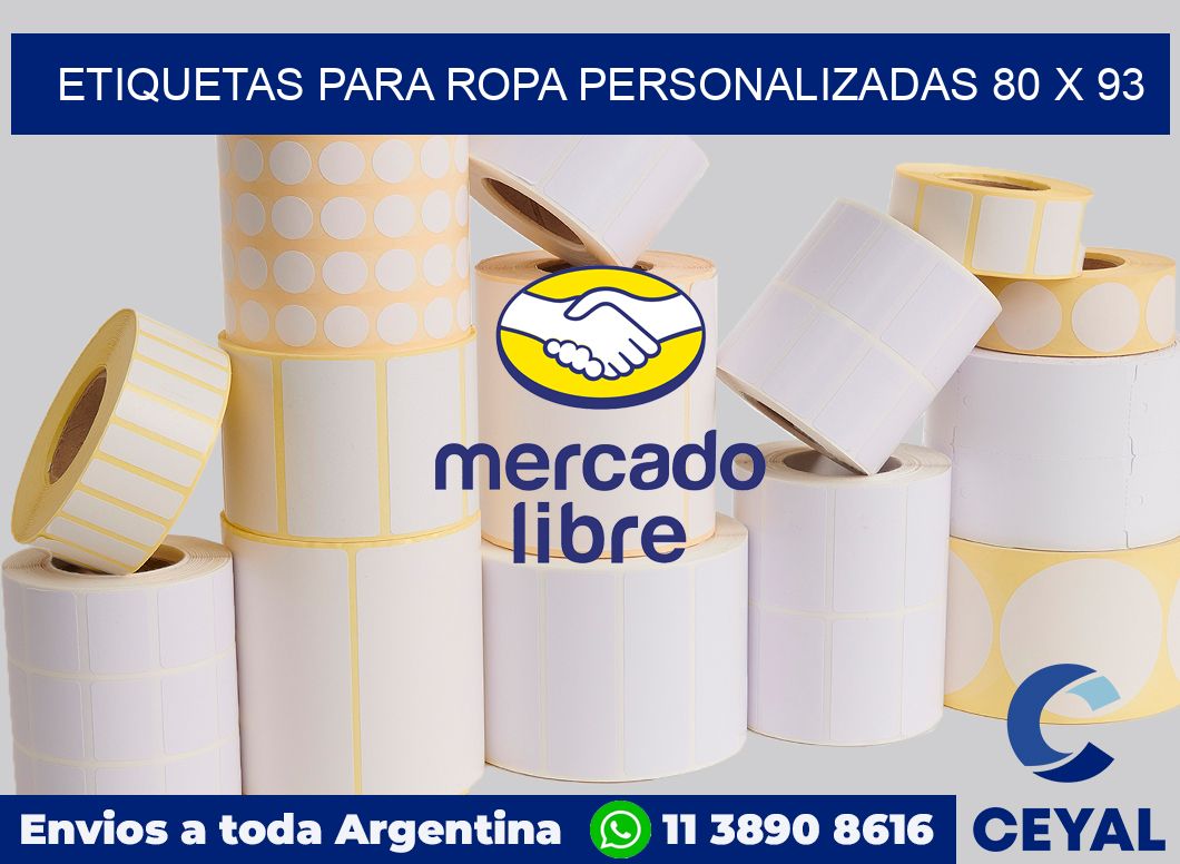 etiquetas para ropa personalizadas 80 x 93