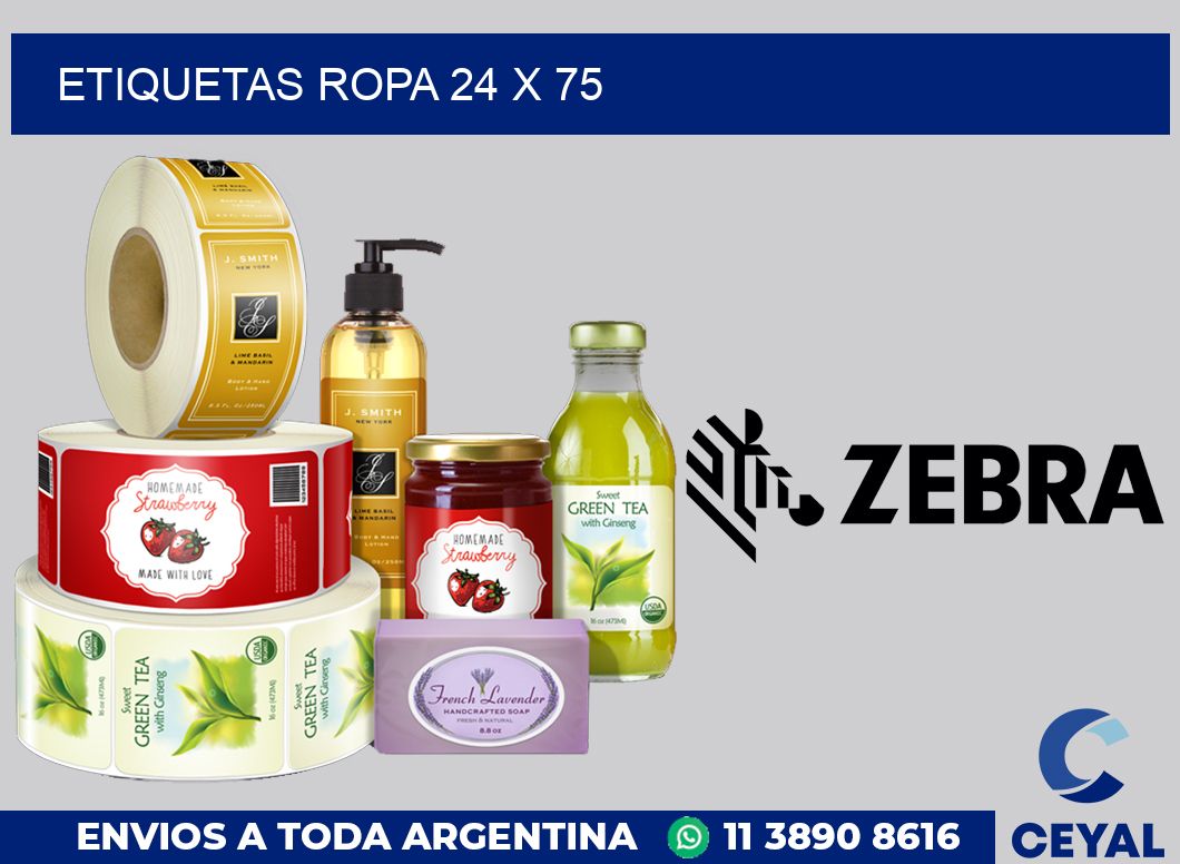 etiquetas ropa 24 x 75