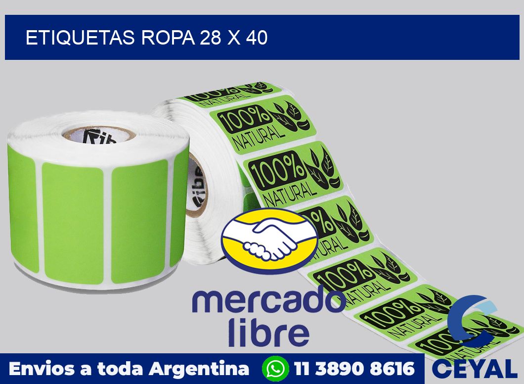 etiquetas ropa 28 x 40