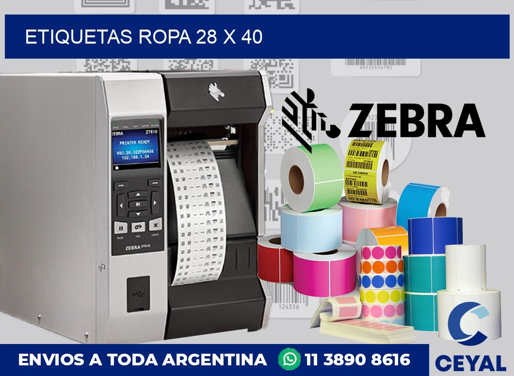 etiquetas ropa 28 x 40