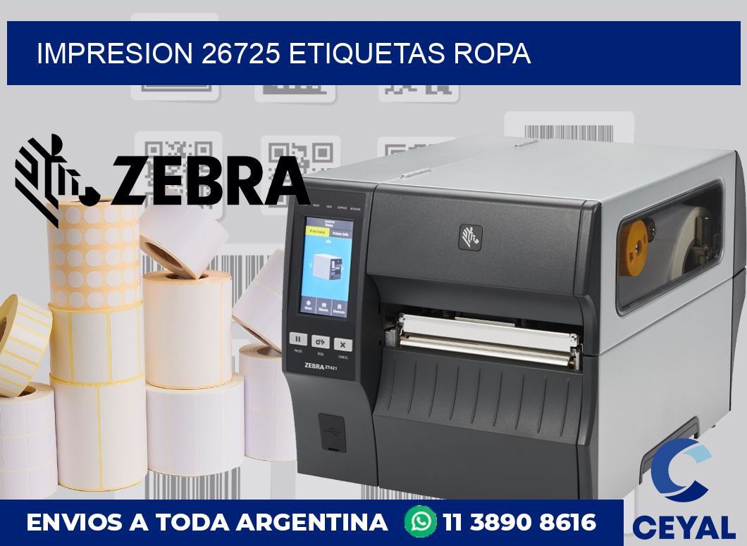 impresion 26725 etiquetas ropa