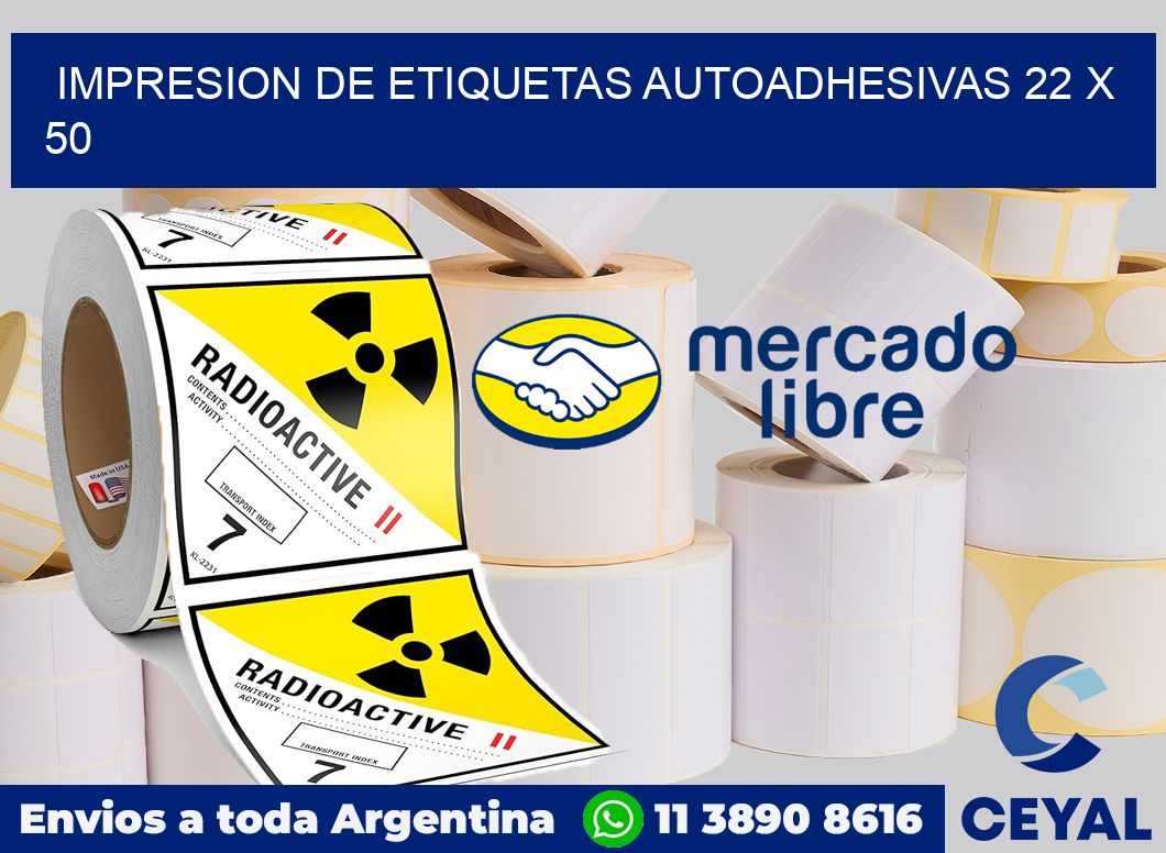 impresion de etiquetas autoadhesivas 22 x 50
