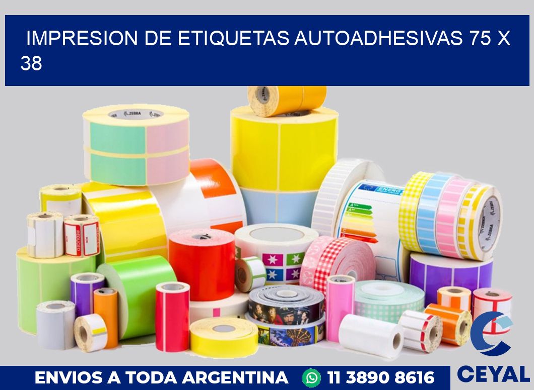 impresion de etiquetas autoadhesivas 75 x 38