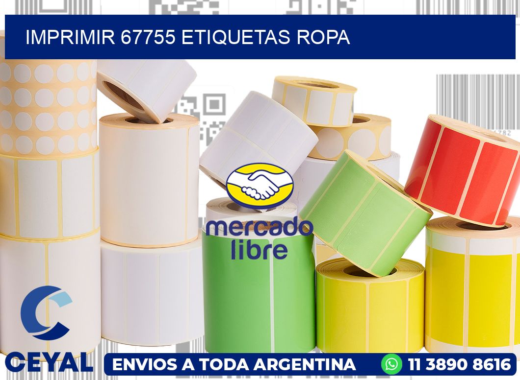 imprimir 67755 etiquetas ropa