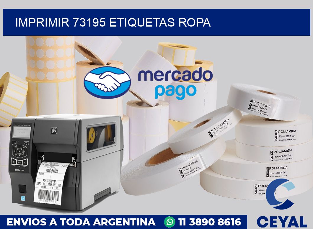 imprimir 73195 etiquetas ropa