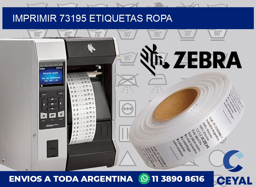 imprimir 73195 etiquetas ropa