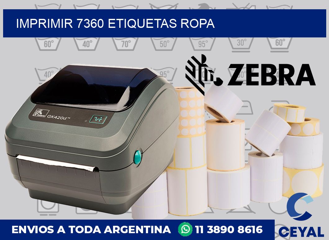 imprimir 7360 etiquetas ropa
