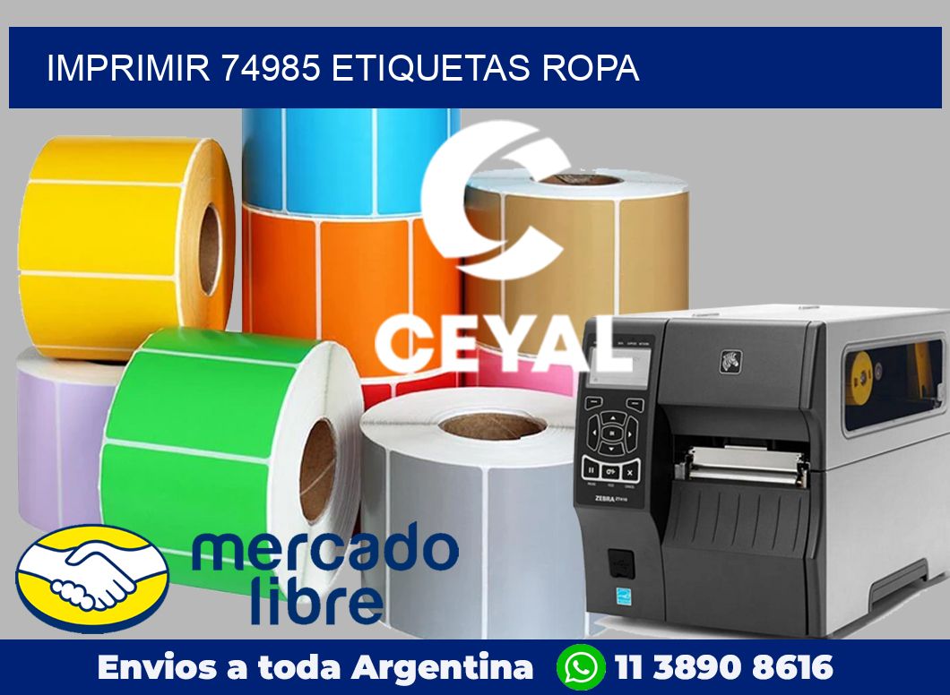 imprimir 74985 etiquetas ropa