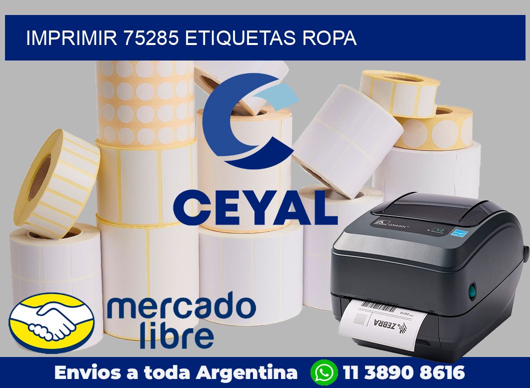 imprimir 75285 etiquetas ropa