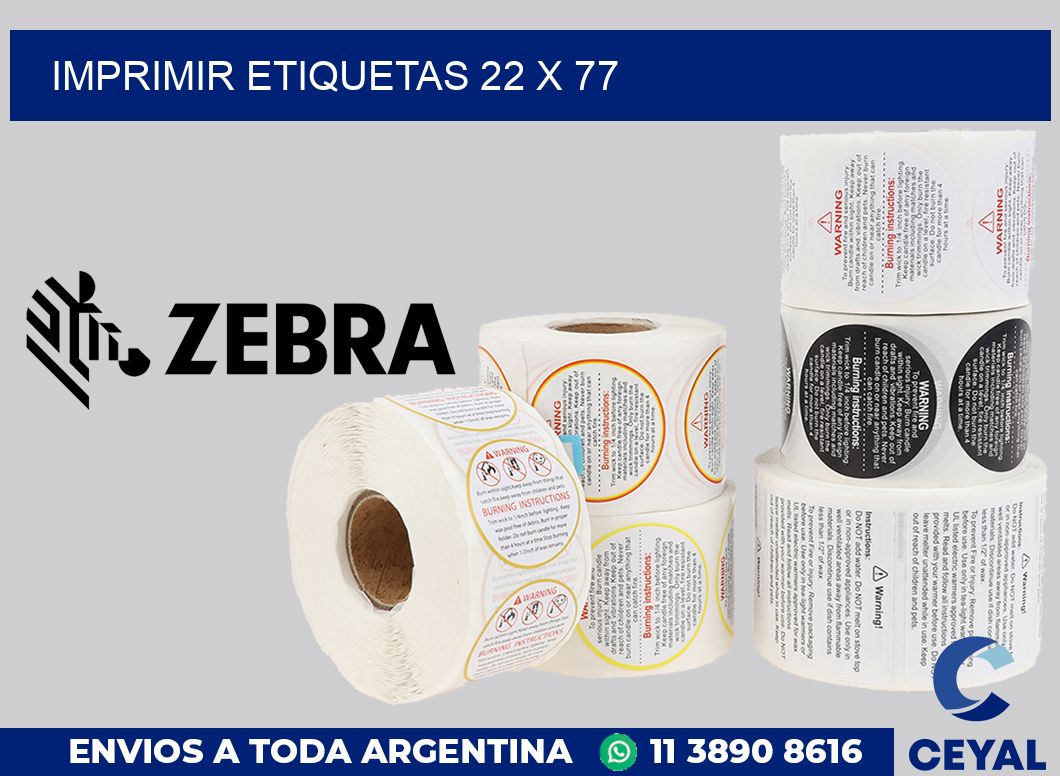imprimir etiquetas 22 x 77