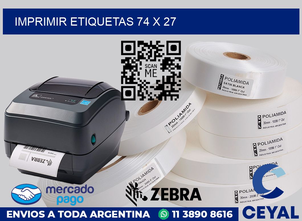 imprimir etiquetas 74 x 27