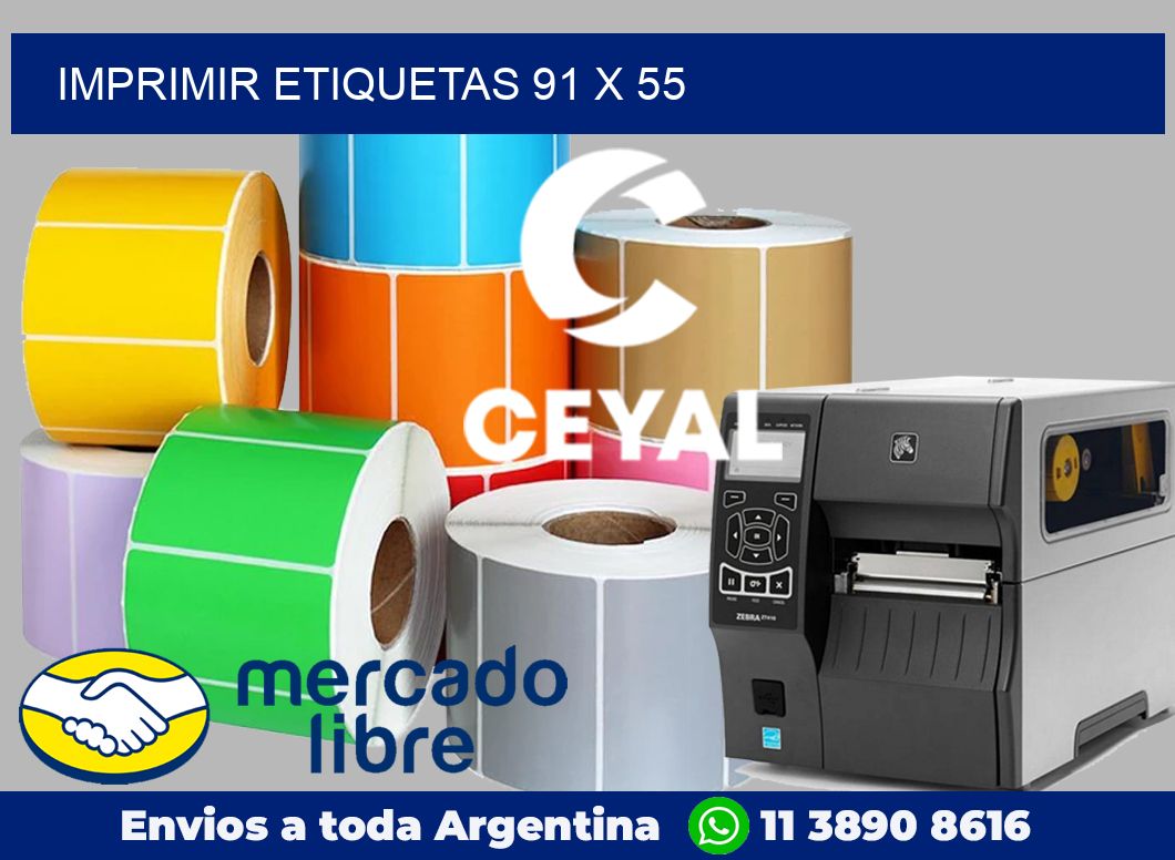 imprimir etiquetas 91 x 55