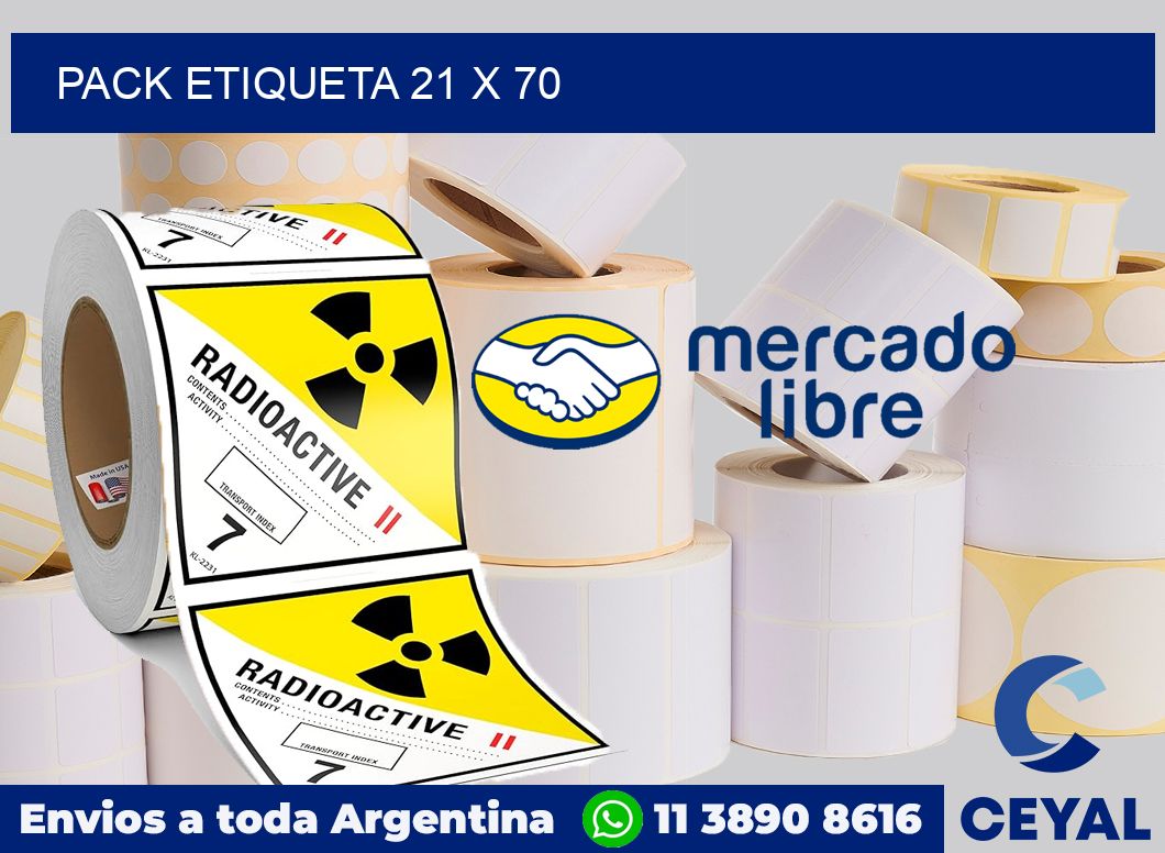 pack etiqueta 21 x 70