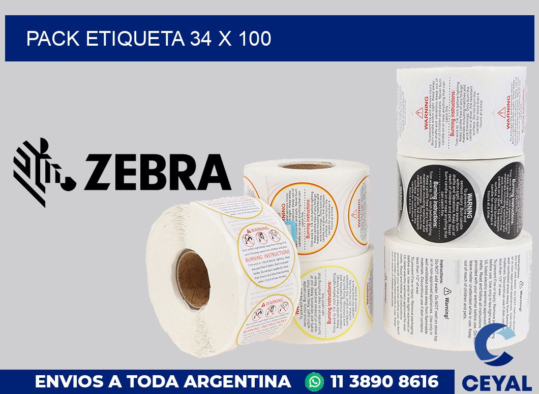 pack etiqueta 34 x 100