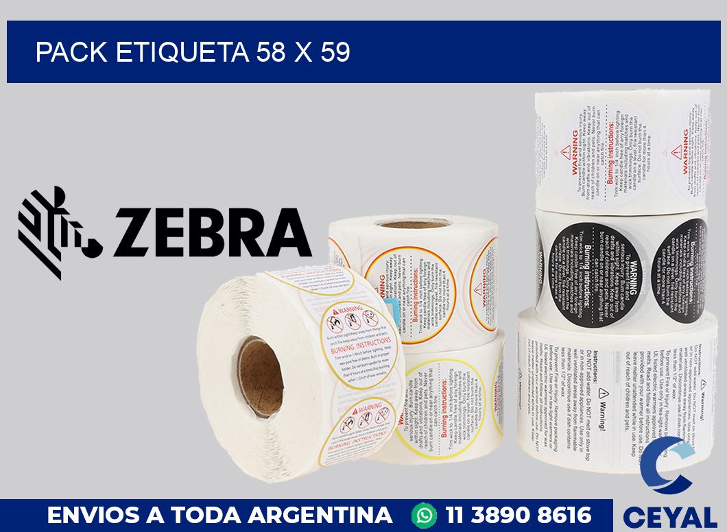 pack etiqueta 58 x 59
