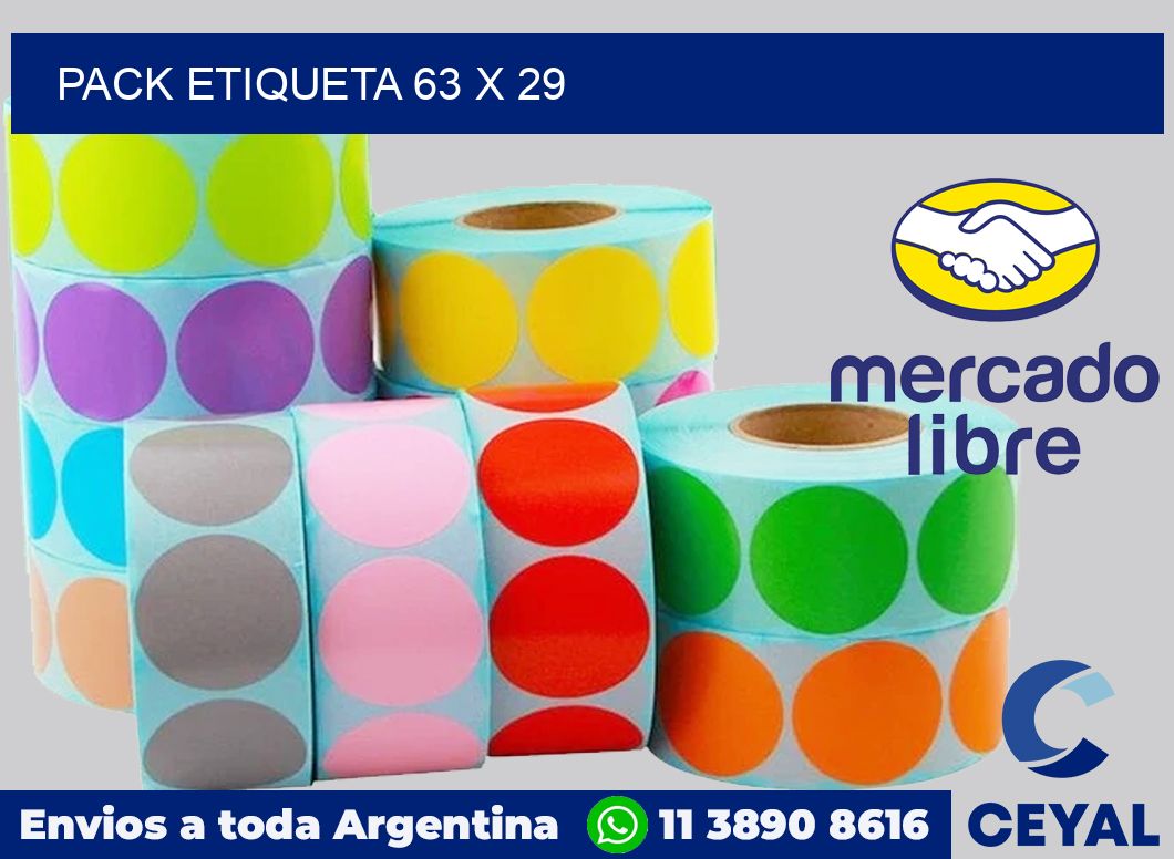 pack etiqueta 63 x 29
