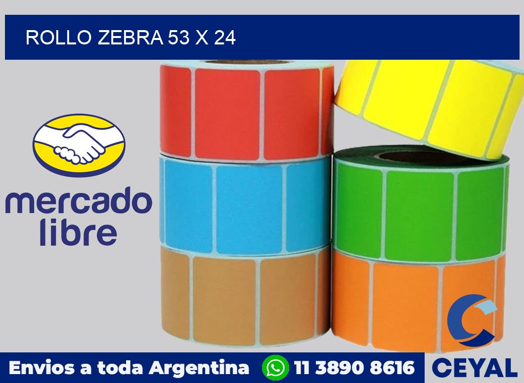 rollo zebra 53 x 24