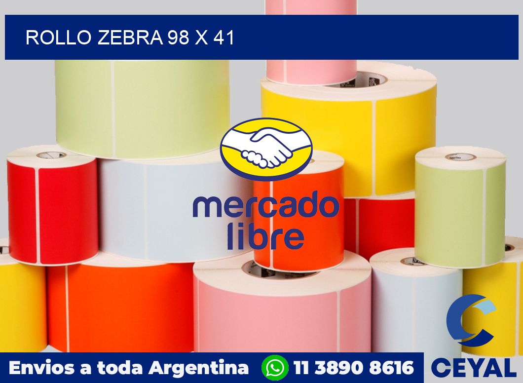 rollo zebra 98 x 41