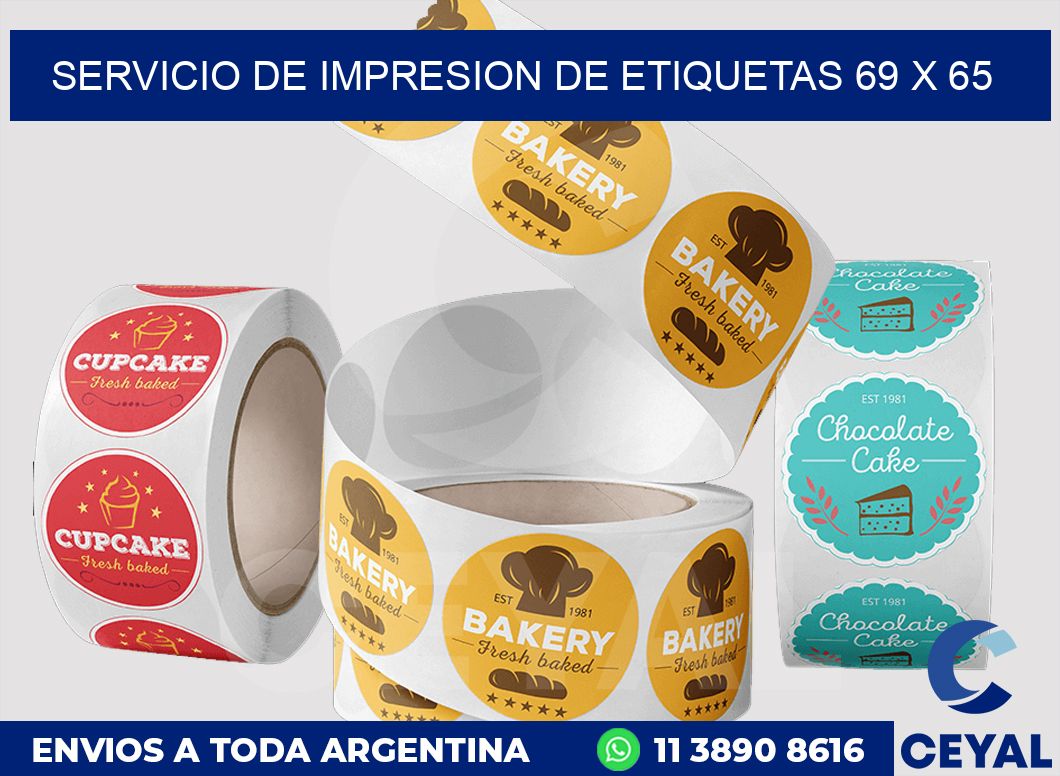 servicio de impresion de etiquetas 69 x 65