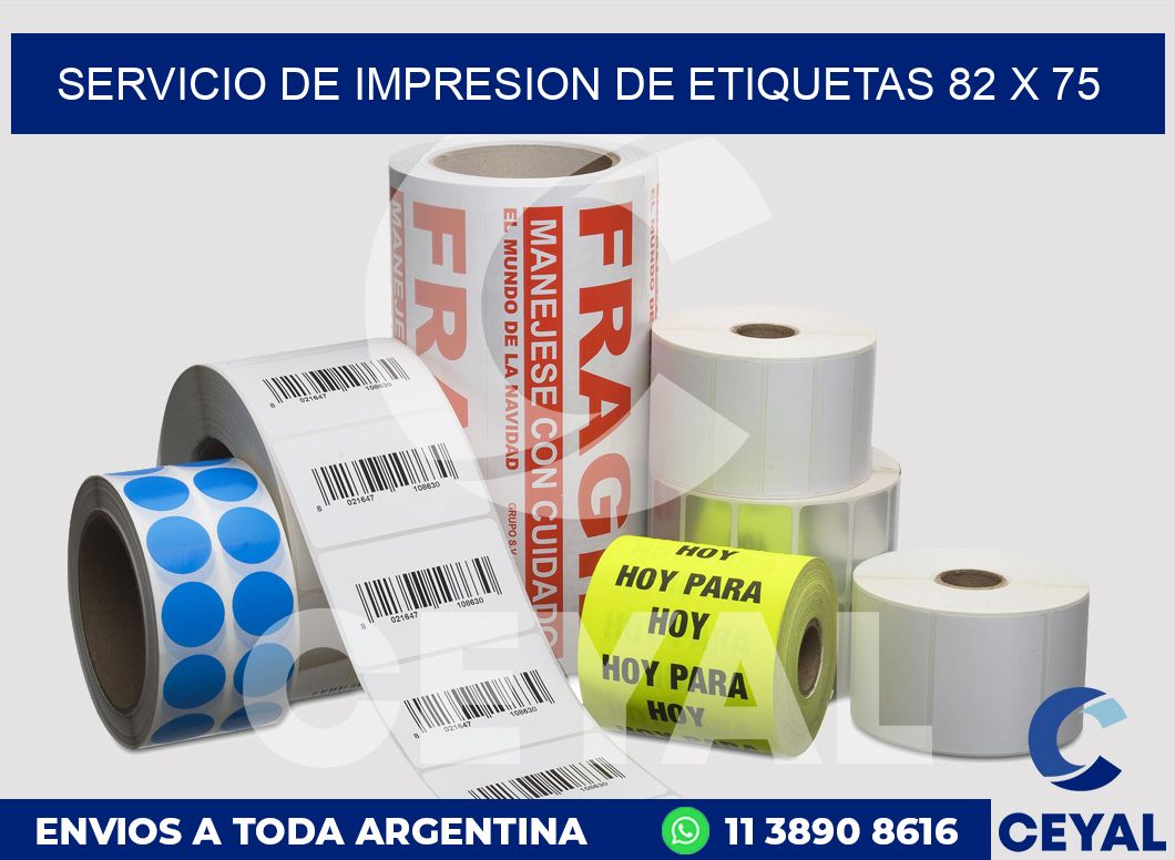 servicio de impresion de etiquetas 82 x 75