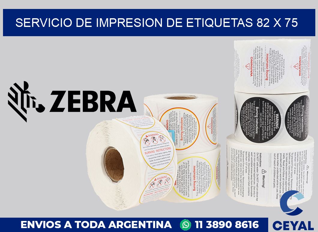 servicio de impresion de etiquetas 82 x 75