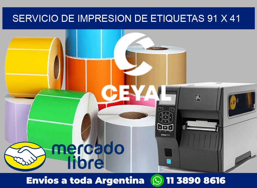 servicio de impresion de etiquetas 91 x 41