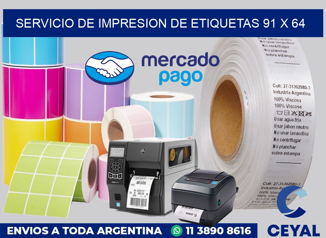 servicio de impresion de etiquetas 91 x 64