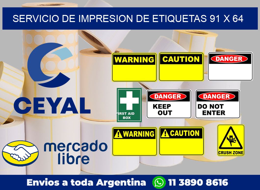servicio de impresion de etiquetas 91 x 64