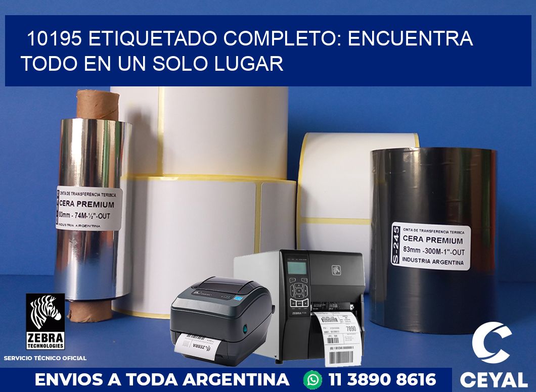 10195 ETIQUETADO COMPLETO: ENCUENTRA TODO EN UN SOLO LUGAR