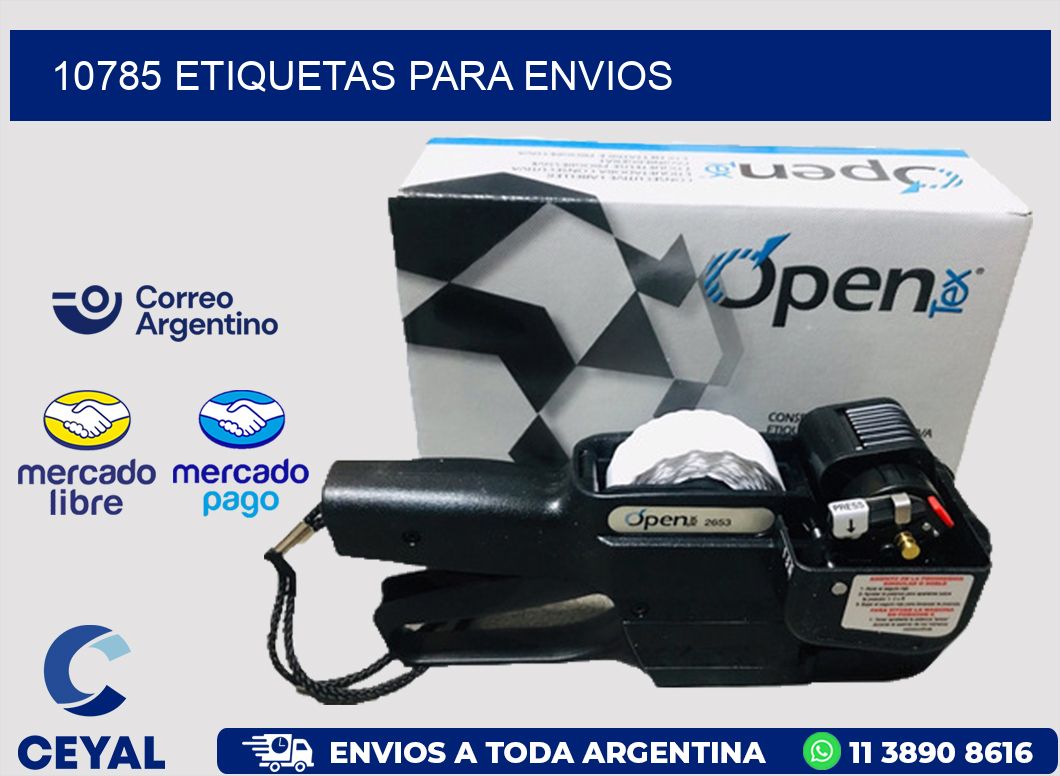 10785 ETIQUETAS PARA ENVIOS