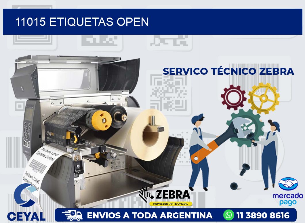 11015 ETIQUETAS OPEN