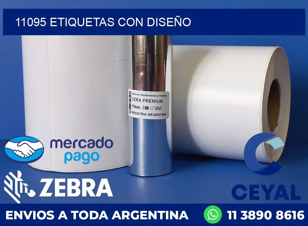 11095 ETIQUETAS CON DISEÑO